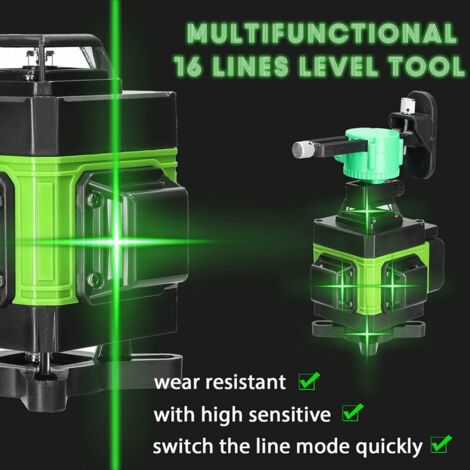 Niveau Laser à Ligne Rouge Maso - Outil De Bricolage Précision ±2mm/5m, 20m Portée
