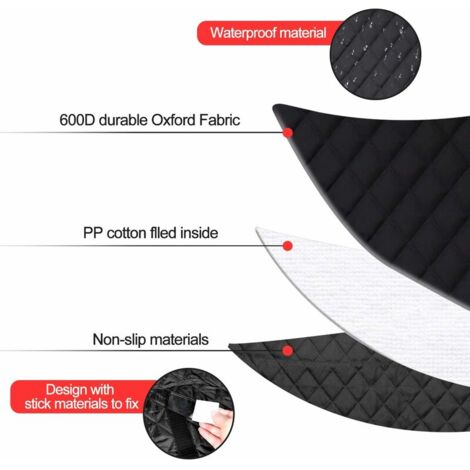 Protection Coffre Voiture Chien AiQInu 184x105cm - Imperméable, Antidérapante