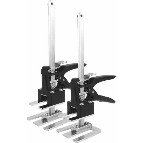 Lot De 2 Lève-carreaux Réglables - Régulateur De Hauteur De Carrelage Mural - Outil De Nivellement - Pour Cloison Sèche, Carreaux De Céramique, Panneaux De Porte