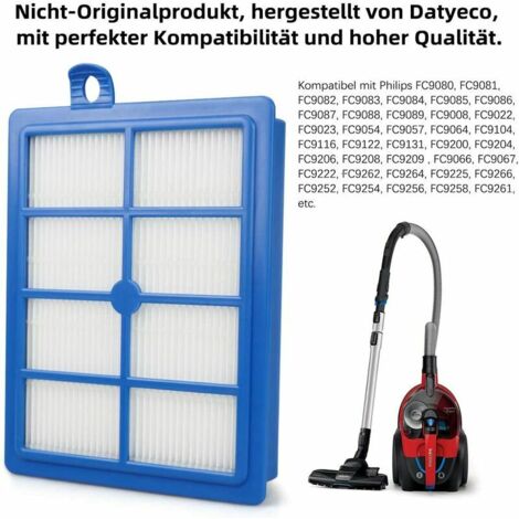 Philips FC8038/01 Filtre Aspirateur HEPA 13 Sortie Non Lavable - Filtre De Rechange Haute Performance