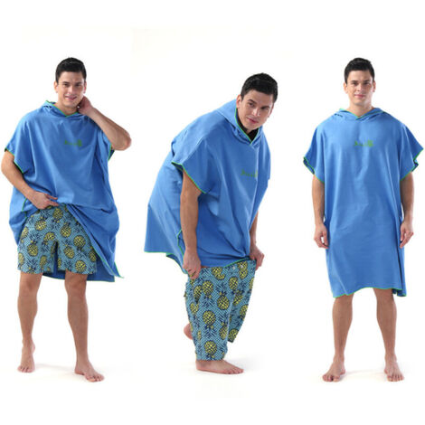 Mokani Poncho de surf, serviette de plage à capuche