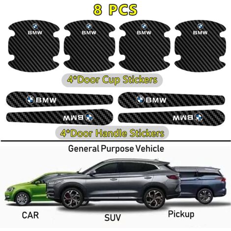 LFUPING 8 Pièces De Protection Anti Rayures Pour Opel Mokka B 2020-2024 2024-,Film De Protection Pour Poignée De Porte De Voiture Carrosserie Autocollant Protecteur,3