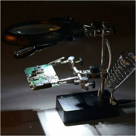 OBDResource Station De Soudage Troisième Main Avec Loupe