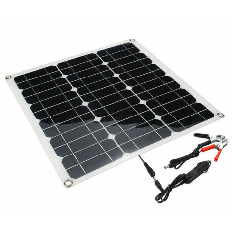 Panneau Solaire Flexible 200W Schwaiger - Monocristallin 41,4V Pour Camping-Car Et Balcon