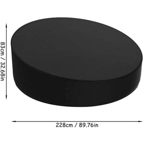 Housse Protection Canapé Lit Rond 228x83cm - Oxford 210D Imperméable, Cordon De Serrage