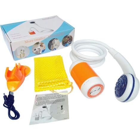 Douches Portatives, Douche De Camping Avec Batterie Portable Extérieure Avec Connexion Usb Pour