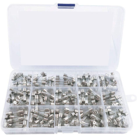 Kit De 150 Fusibles En Verre Rapides 5x20mm - 15 Valeurs De 0.1A à 20A, Idéal Pour Voiture Et électroménager