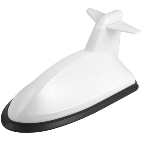 Antenne Aileron De Requin Universelle Pour Voiture - Noir | Améliore La Réception FM/AM - Design Sportif Et Facile à Coller
