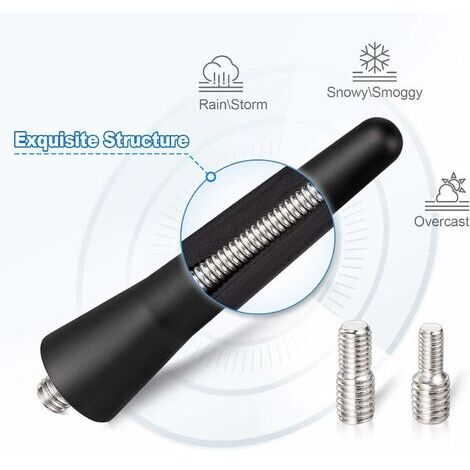 2X Antenne De Voiture FM DAB Antenne De Toit Voiture 6.5cm Mini Antenne