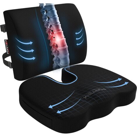 Coussin Lombaire En Mousse à Mémoire De Forme Pour Voiture - Coussin De Dossier