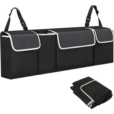 RMAN 38L Caisse De Rangement Avec Couvercle Rangement Van Aménagé Plastique Pliable Et Empilable Grande Bac De Rangement Avec Roulettes Pour Camping, Coffre De Voiture, Maison - Vert