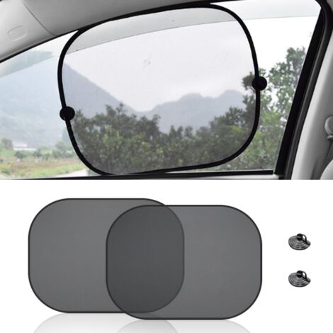 Lot De 2 Pare-soleils Magnétiques Pour Fenêtre De Voiture - 79x48 Cm - Protection UV Pour Enfants Et Animaux - 6