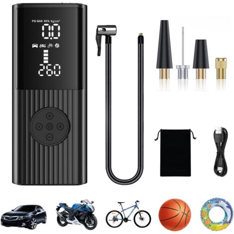 Gonfleur De Pneu, Compresseur D'air Sans Fil 150 Psi, Gonflage Rapide
