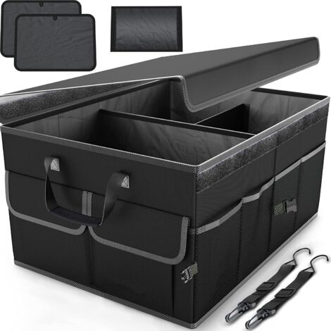 Organisateur Coffre Voiture Rangement avec 9 Poches, Multipurpose