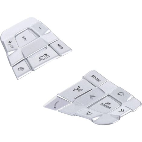 Autocollants Boutons Volant Discovery Sport 2015-2019 - Lot De 10, Alliage Aluminium, Protection Contre Rayures - 9