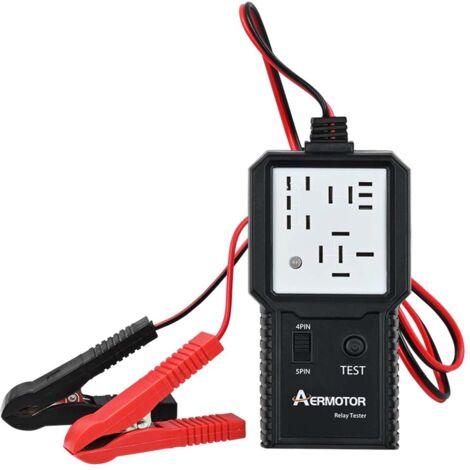Testeur De Relais Automobile RT01 - Compatible 12V/24V - Écran LCD - Pour Voiture, Moto, Bateau