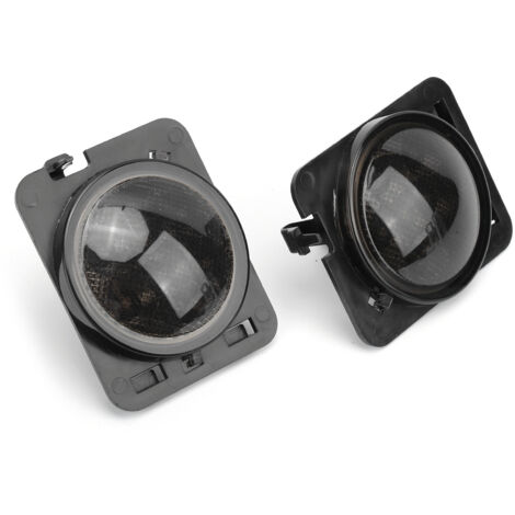 Kit 2 Phares LED Ambre 3 Pouces Pour Jeep Wrangler JK 2007-2018 - 120W, IP68 - Neuf