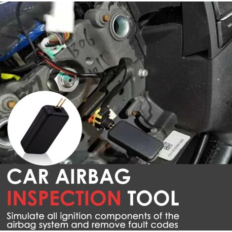 Testeur Résistance Airbag Simulateur Airbag Voiture Wonvify - 4 Pièces - Outil Diagnostic SRS - Émulateur Défaut Dépannage Automobile