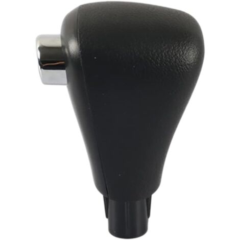 Bouton Vitesse Pour Dacia Pour Sandero Pour Stepway II MK2 2013-2023 Poignée Transmission Pommeau Levier Vitesse Changement Boîte Vitesses Levier Plastique Cuir Bouton Changement Vitesse(5 Speed Black