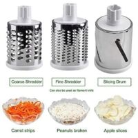 Joined Râpe Fromage Rotative 3 Lames Inox | Mandoline Légumes, Noix, Fruits | Avec Éplucheur