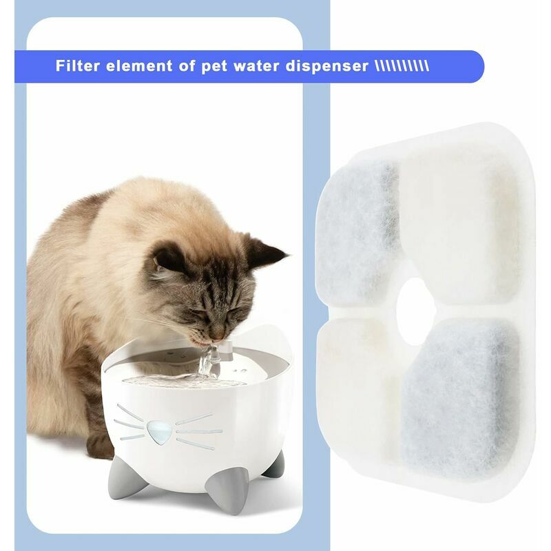 Filtre Pixi Fontaine Eau Chat 12 Filtres Filtre Fontaine Eau Chat  Compatible avec Catit Pixi 43717