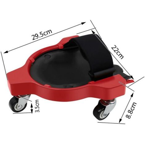 Patins à Genoux Roulants/support De Plateau à Outils, Coussinets à Genoux Coulissants Multifonctionnels Pour Garage Sur Roulettes Pivotantes, Pour