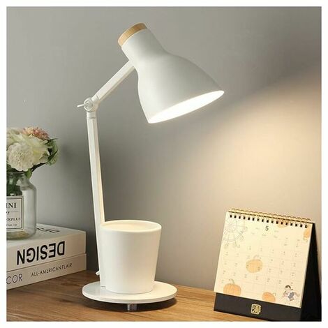 Lampe de bureau LED, longue lampe de table, haute luminosité, grande source  de lumière, stable, élégante, pratique pour une utilisation à la maison  dans les salons de manucure : : Tout le