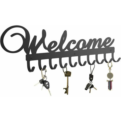 Porte-clés mural pour supports muraux avec crochets organisateur de porte- clés