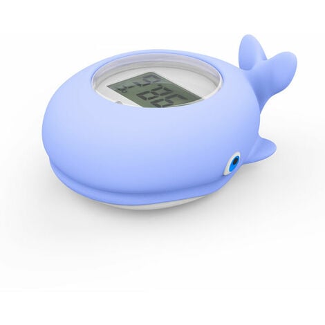Thermomètre de bain pour bébé, thermomètre de bain intérieur numérique,  jouets de bain avec alarme LED