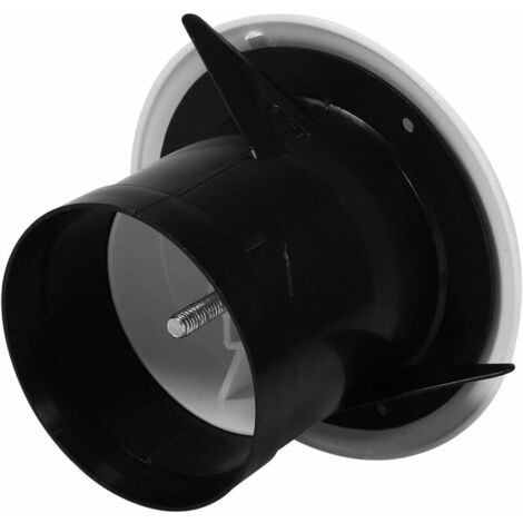 Tigrezy Bouches d'aération réglables, 4 tailles de diffuseur de plafond Soupape d'alimentation d'échappement Évent d'aération Anémostat Couvercle de tuyau de ventilation(75mm)