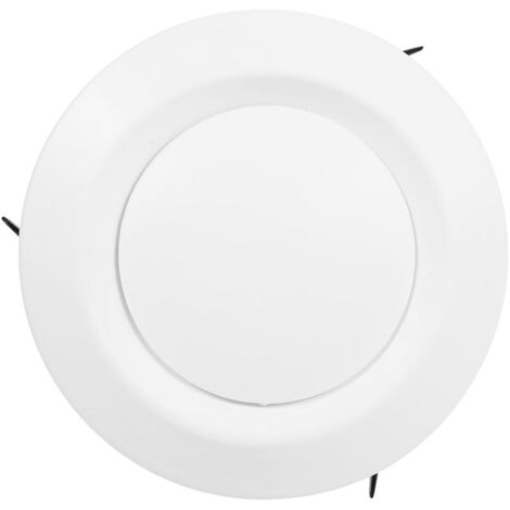 Tigrezy Bouches d'aération réglables, 4 tailles de diffuseur de plafond Soupape d'alimentation d'échappement Évent d'aération Anémostat Couvercle de tuyau de ventilation(75mm)