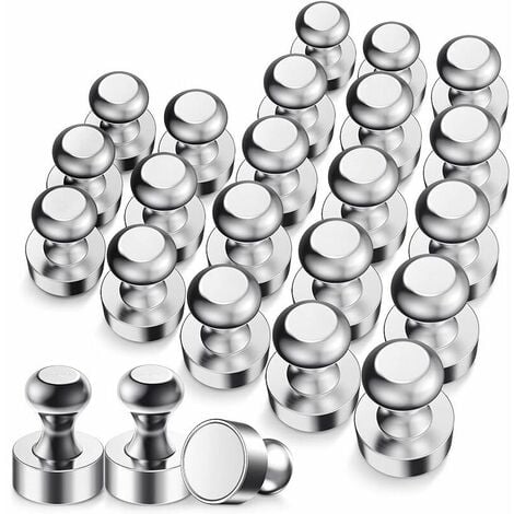 N52 Aimant Puissant 12x16mm Puissant pour Tableau Noir, Plaque Magnétique,  Réfrigérateur -Mini Aimant Portable (24 PCS )