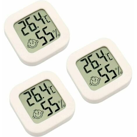 Pièces Mini Thermomètre Intérieur Numérique Hygromètre Humidité Température  LCD Affichage Bluetooth Capteur sans Fil Thermomètre pour