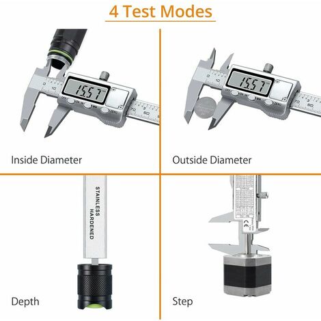 Pied à coulisse mobile pour microscope, règle d'étrier d