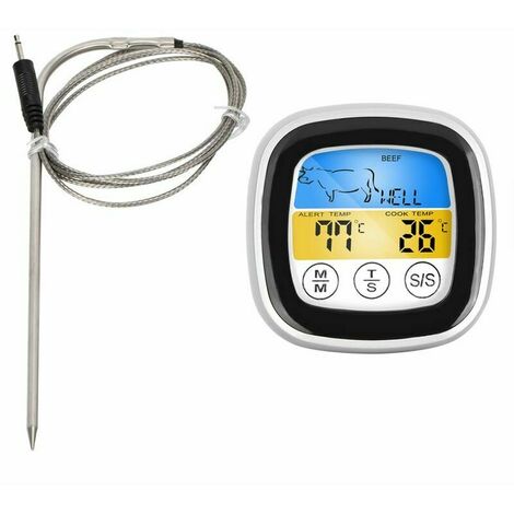 Thermomètre de Cuisson numérique pour ， Barbecue à Viande Four sonde  Alimentaire Eau Huile capteur de température