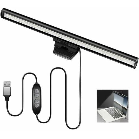 Lampe LED flexible à placer sur un ordinateur portable, avec