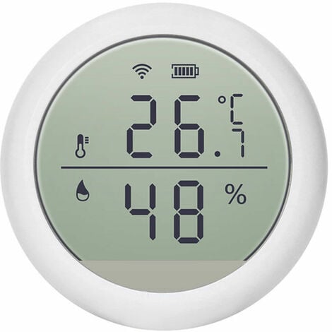 Thermomètre Intérieur et Extérieur, HD Écran LCD Détecteur de Température,Alimenté  par Batterie,686830MM