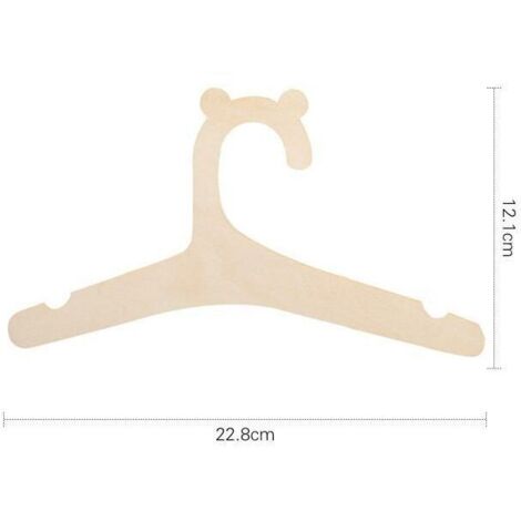 Lot De 30 Cintres Velours Pour Bébés Et Enfants - Couleur Crème
