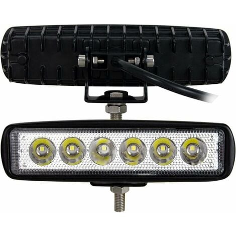 Feux LED additionnels carrés longue portée 75mm pour camion et 4x4