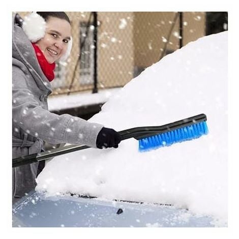 Grattoir à glace et brosse à neige pour pare-brise de voiture, brosse à  neige extensible pour enlever la neige pour camion, SUV, véhicules, brosse  de déneigement extensible pour camion : : Auto
