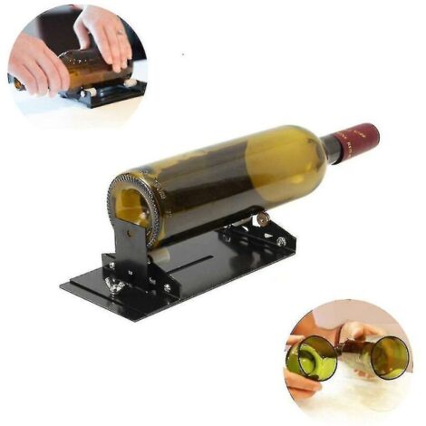 JOYWE Coupe-bouteille Professionnel, Kit D'outils De Coupe De Bouteille De Vin Coupe Verre