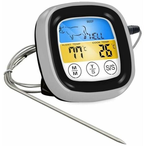 Thermomètre de Cuisine Cuisson - Thermomètre Alimentaire Digital