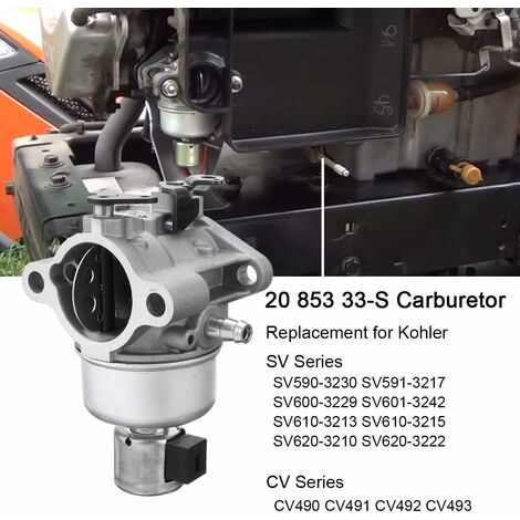 S 2085333S Carburetor For Kohler Courage SV Series SV470 SV530 SV540 SV541 SV590 E Zero Turn Mower - Foto 10