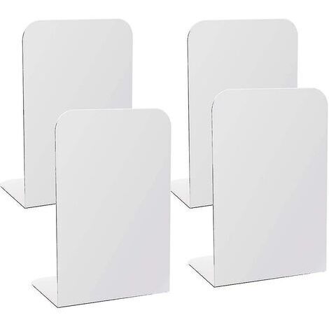 Serres-livres en métal laqué avec crémaillères - Lot de 2 - Corbeille