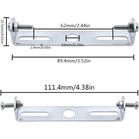 4 Pièces Plaque de Suspension pour Plafonnier 90mm pour Plaque de ...