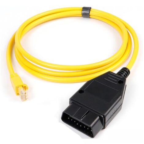 OBD-2 auf ENet V2 - J1962 auf RJ45 Stecker Adapterkabel (für BMW, CAT.6) KDS Onl