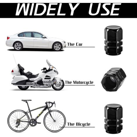 Bouchons De Valve Yivioep Lot De 12 - Alliage Aluminium Rouge - Design Dés Et Boules - Universel