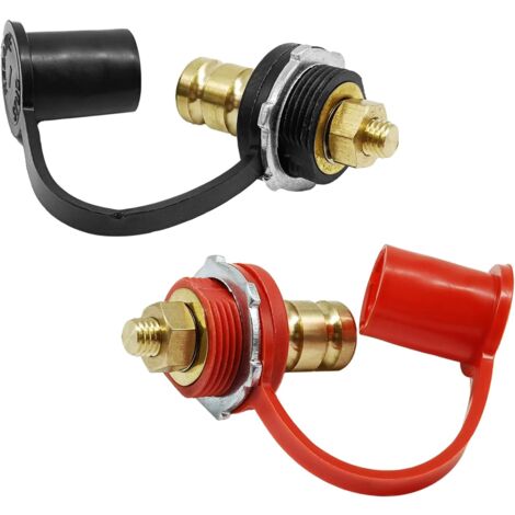 Câbles De Prolongation Pour Bornes De Batterie – Lot De 2 – Pour Relais Ou Charge à Distance