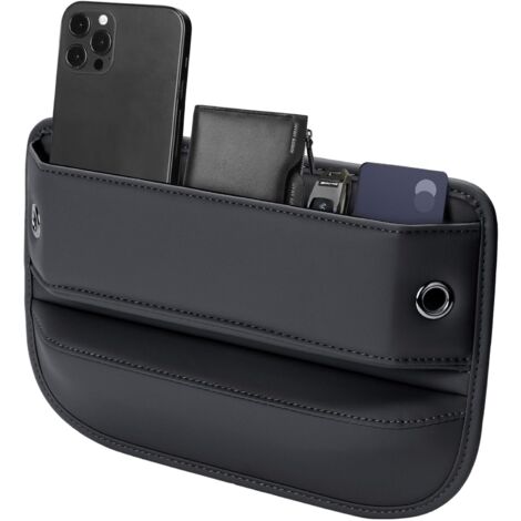 Organiseur Latéral Pour Siège De Voiture – Mini Pochette En Cuir PU, 18x12,5 Cm