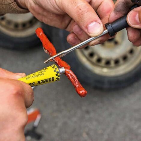 Kit De Réparation Rapide Pour Pneus Crevés - 20/40 Vis En Caoutchouc + Tournevis - Urgence Voiture, Moto, Camion